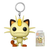 Llavero Funko Meowth Pop Keychain Pokemon Equipo Rocket