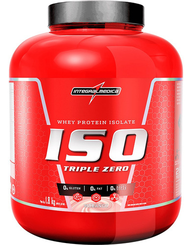 Iso Triple Zero 1,8kg Integralmedica - Whey 100% Isolado