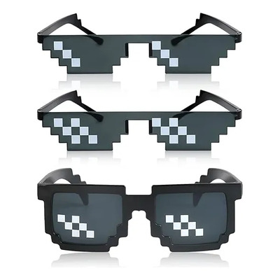 3 Pares De Gafas De Sol De Cristal Para Hombre Y Mujer, 8 Bi
