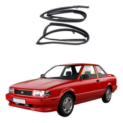 Hule Corredera Cañuela Nissan Tsuru 3 De 2 Puertas Oem 2pcs | Meses sin interés