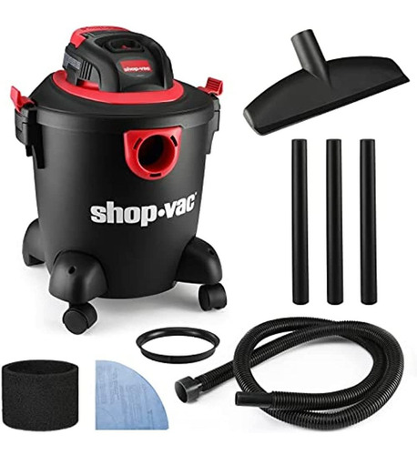 Shop-vac 5 Galones 2.0 Peak Hp Aspiradora Para Seco/mojado, 