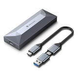 Yottamaster Nvme Cubro 20gbps Usb C Externo M.2 Adaptador Ss