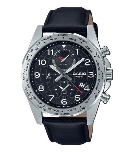Reloj Casio De Hombre Mtp-w500l Megatime Garantía Oficial