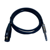 Cable Xlr Hembra / Plug Trs Balanceado Para Home Studio 1.5m