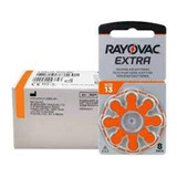 Pilas Audifono Rayovac 13 Extra Caja X 80 Unidades