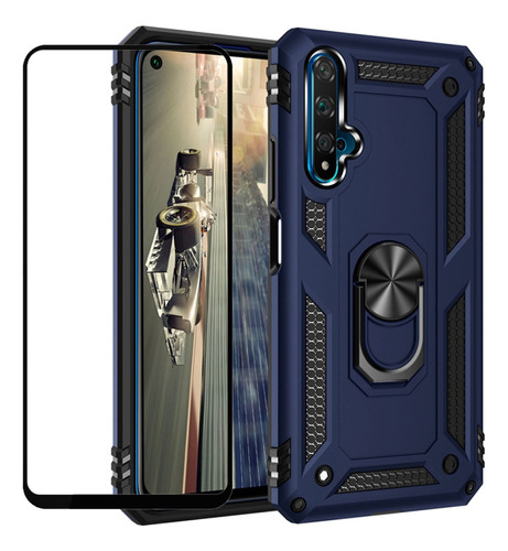 Funda De Uso Rudo + Micas Para Huawei Nova 5t