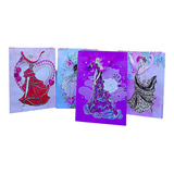 Set 12 Bolsas Papel Grande Brillos 3d Sorpresa Regalos Mujer