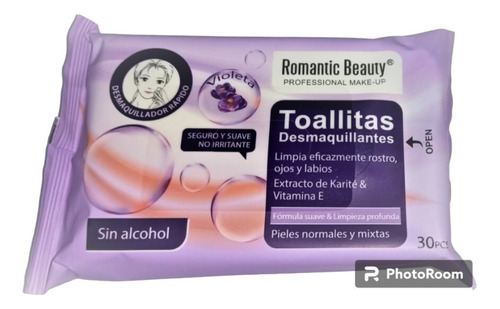 Toallitas Desmaquillantes - Romantic Beauty