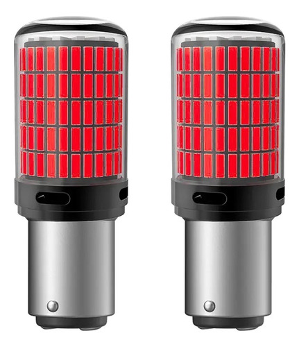 Par Luz De Freio Em Led Vermelho P21/5w Bay15d 1157 Canbus