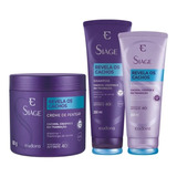 Kit Siàge Cachos Shampoo + Condicionador + Creme De Pentear