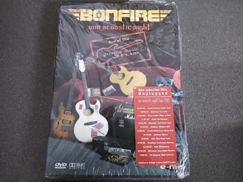 Dvd - Bonfire - One Acoustic Night (live At Private) * Germ