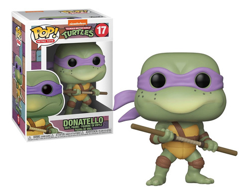 Funko Pop Donatello Tortugas Ninja Turtles 17 Retro Toys 