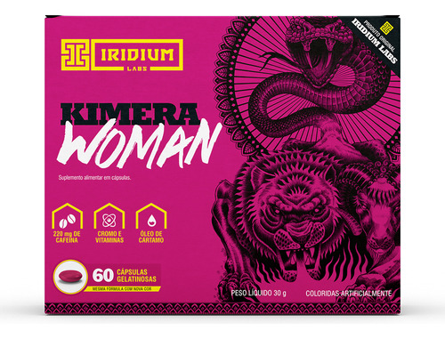 Kimera Woman - 60 Caps - Termogênico Feminino Iridium Labs 