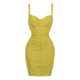 Vestido Corto Bandage Tirantes Stretch Sexy Fiesta Fresco