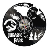 Reloj Jurassic Park En Vinilo Vintage Ideal Regalo. 