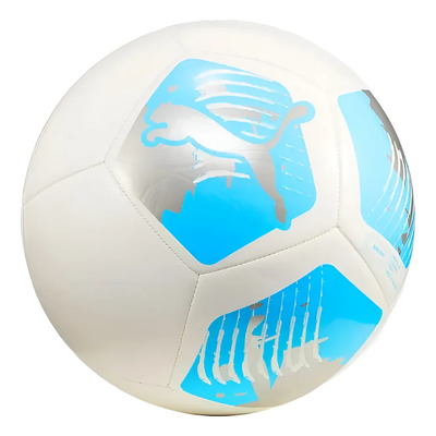 Balón Puma 08421404 Blanco Con Azul Fútbol Blanco | MercadoLibre