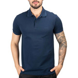 Camisa Polo Calvin Klein Masculino Algodão Piquet