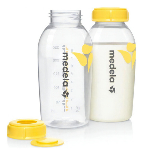 Kit 2 Potes De Armazenar Leite Materno Medela 250ml