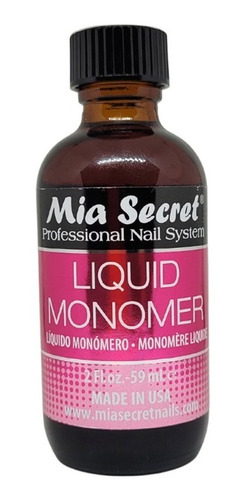 Monomero Mia Secret 59ml Estylosas Lo Tiene Para Ti