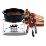 Conjunto Fondue De Chocolate E Queijo Inox 7 Peças Brinox