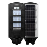 Lampara De Exterior Solar Led 60w Sensor De Luz Y Soporte