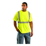 Camiseta Activa Amarilla Clase 2, Poliéster Birdseye, Talla