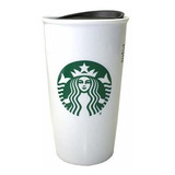 Starbucks - Vaso Clásico Para Viajeros De Café Blanco Y Ve