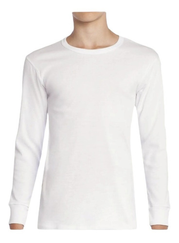 Pack 6 Camisetas Blancas Juvenil 100% Algodon Tallas 14 Y 16