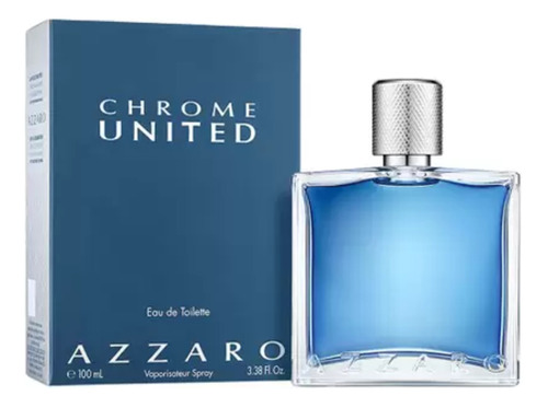 Perfume Azzaro Chrome United Masculino 100ml Eau De Toilette - Original