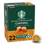 Cafe K Cup Cafetera Keurig Starbucks Caramelo 22 Pack 