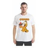 Playera Garfield - Garfield Comiendo Pastel - Series