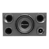 Caixa Som Trio 12'' Sub Pioneer 400wrms Com 2 Driver E Tuita