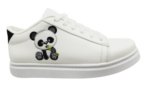 Tenis Bordados De Panda