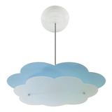 Luminária Pendente Infantil Nuvem Céu Lua Sol Azul Bebê 110v/220v