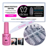 Unha Tips De Gel Almond Speed Pode Usar Com Gel Lara Machado