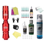 Kit Para Tatuar Pen Rocket Mini Inalambrico Tinta Cartuchos