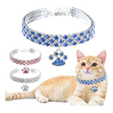 Collar Para Mascotas Perro Pequeño Gato Diamantes Brillantes