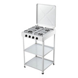 Cocina Encimeras A Gas 4 Quemadores Gl-004 Blanco