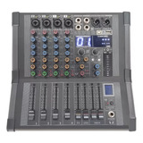 Consola Mezcladora Amplificada De 4 Canales Harden Kmx-p4