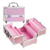 Caja De Cosméticos De Belleza Frenessa Makeup Train Case De