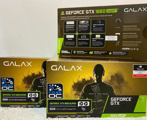 Geforce Gtx 1660 Super Galax Nvidia Placa De Video Top