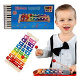Xilofone Infantil Brinquedo Musical Com 8 Notas