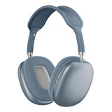 Fone De Ouvido Headset S/fio Bluetooth Max P9 Air Branco Cor Cinza Cor Da Luz Água