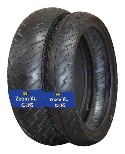 Set Llantas 110/70-17 54h Vs 140/70-17 66h Tl Ceat Zoom Xl