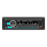 Auto Estéreo Coche Mp3 Luces Coloridas Aux Bluetooth Subwoof