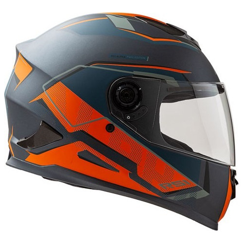 Casco Integral Hawk Rs1 Alpha Naranja Mate Talle Xl 62cm