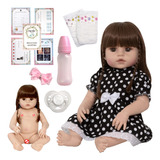 Boneca Reborn Realista Baby Alive 100% Silicone Vários Itens