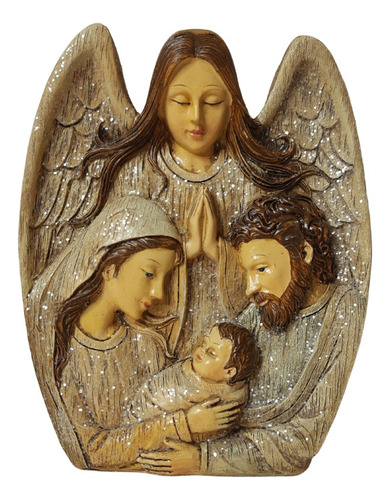 Pesebre Navidad Sagrada Familia Con Angel Nacimiento (italy)