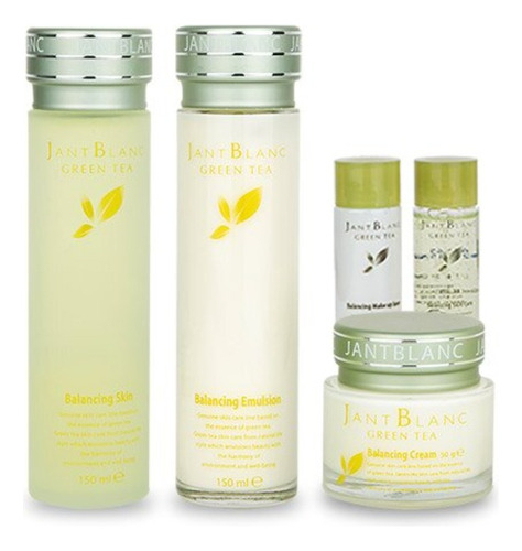 Kit Skincare Coreano Original Jantblanc Green Tea 3 Set