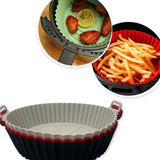 Forro Pra Fritadeira Forma Silicone Air Fryer Micro-ondas